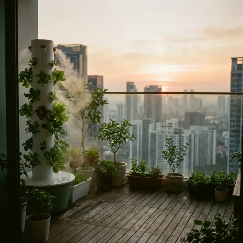The Sky Sanctuary: Verticality, Aeroponics, and Wind Engineering