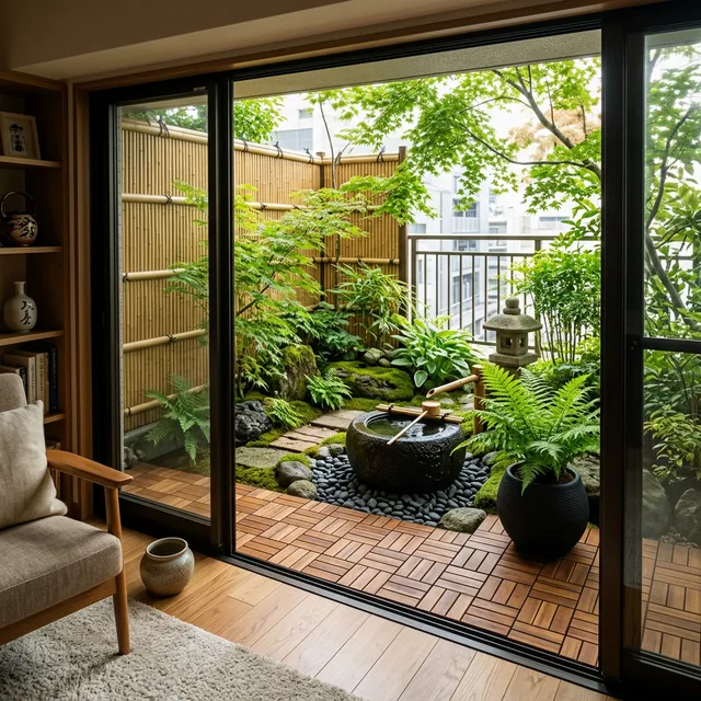 Tsuboniwa: Transforming Your Balcony into a Tiny Courtyard Garden
